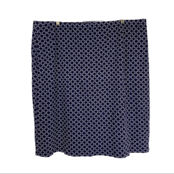 Lands’ End  Chain Link Design Stretchy Pull On Skirt - Picture 1 of 6